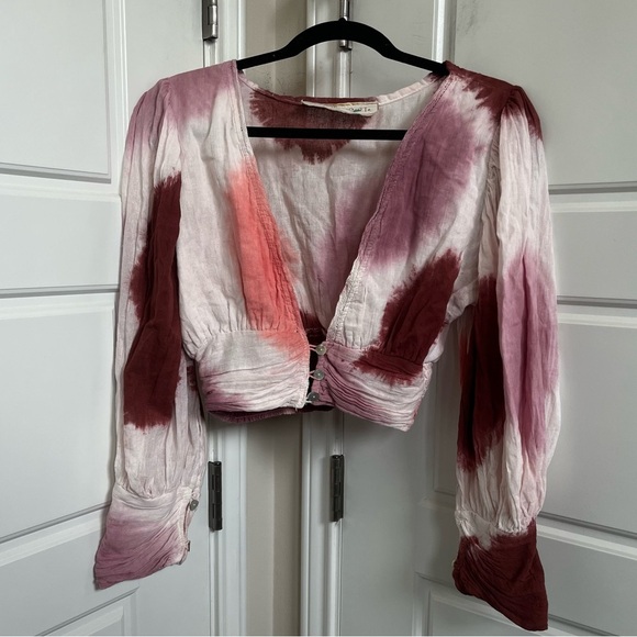 Jen's Pirate Booty Tie-Dye Boho Top Size - Picture 1 of 6